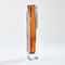 Global Views Square Tower Vase - Dark Amber
