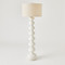 Global Views Stacked Bulb Floor Lamp - Matte White
