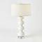 Global Views Stacked Bulb Table Lamp - Matte White