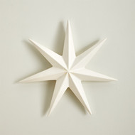 Global Views Stellar Wall Star - Matte White - Lg