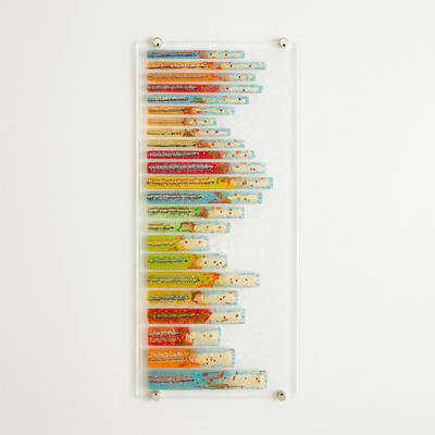 Global Views Sticks Fused Glass Wall Art - Right