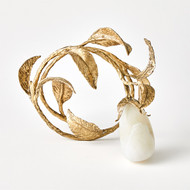 Global Views Stone Fruit Sculpture - Alabaster