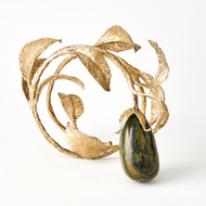 Global Views Stone Fruit Sculpture - Jade
