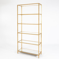 Global Views Stud Etagere - Gold Leaf
