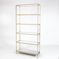 Global Views Stud Etagere - Silver Leaf
