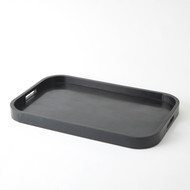 Global Views Super Ellipse Tray - Black