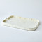 Global Views Super Ellipse Tray - White Bone