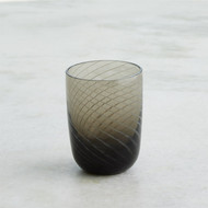 Global Views Swirl DOF Glass - Grey