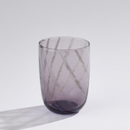 Global Views Swirl DOF Glass - Purple