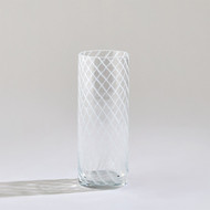 Global Views Swirl Highball Glass - Milk
