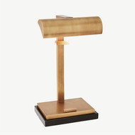 Global Views Tabletop Easel Lamp - Matte Brass