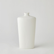 Global Views Terzo Vase - Matte White - Med