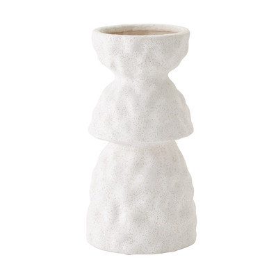 Global Views tienne Vase - Volcanic White