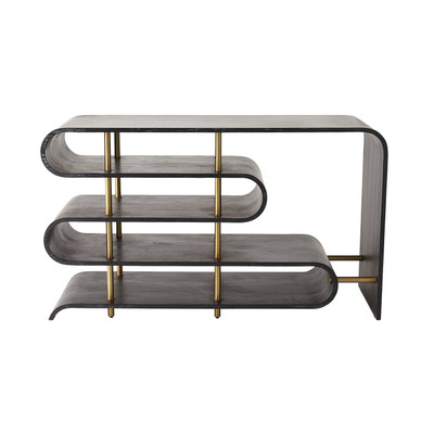 Global Views Traverse Console - Ebony Cerused