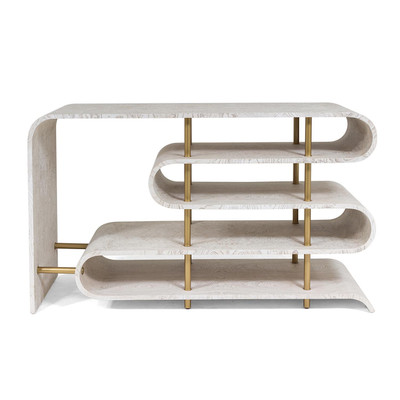 Global Views Traverse Console - White