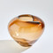 Global Views Undulating Vase - Dark Amber - Lg