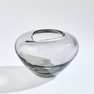 Global Views Undulating Vase - Grey - Sm