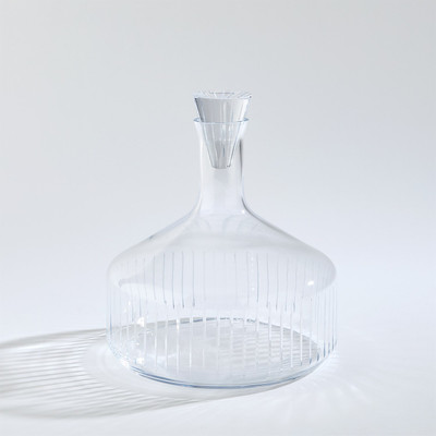 Global Views V Cut Decanter - Squat