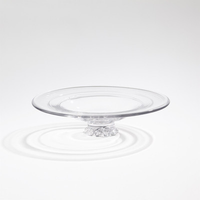 Global Views Verre Lisse Plate - Clear