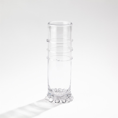 Global Views Verre Lisse Vase - Clear
