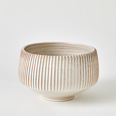 Global Views Vertical Ribbed Bowl
