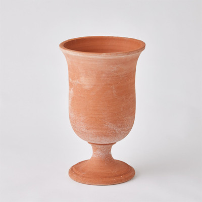 Global Views Villa Chalice Vase - Terracotta - Sm
