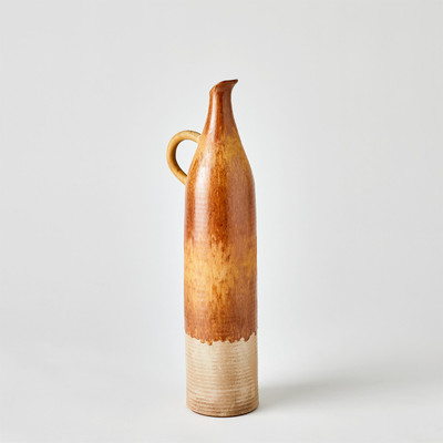 Global Views Vintage Bottle - Golden Reactive - Med