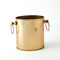 Global Views Winston Ice Bucket - Brass - Lg