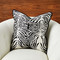 Global Views Zebra Pillow - White Black