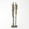 Studio A Abstract Couple Sculpture - Brass