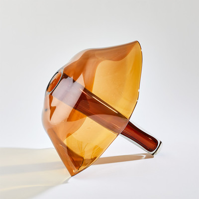 Studio A Andromeda Vase - Dark Amber - Lg