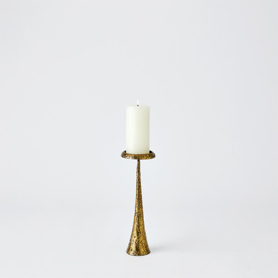 Studio A Beacon Candle Holder - Brass - Sm