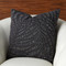 Studio A Beaded Palm Leaf Pillow - Indigo