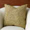 Studio A Beaded Palm Leaf Pillow - Khaki