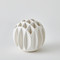 Studio A Bud Ball Vase - Matte White - Lg