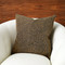 Studio A Bugle Beaded Pillow - Gold - Gunmetal