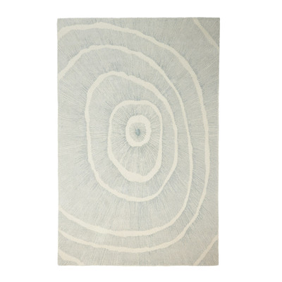 Studio A Burst Rug - Ivory - Blue - 6 x 9