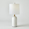 Studio A Callanish Marble Lamp - White - Sm