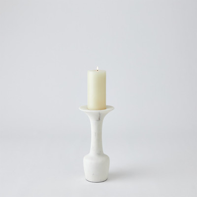 Studio A Calyx Candle Holder - White - Sm