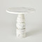 Studio A Cargo Table - Banswara White Marble