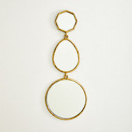 Studio A Cascade Mirror - B - Shiny Brass