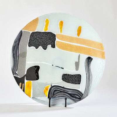 Studio A Cashmere Glass Charger - Lg