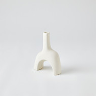Studio A Cassel Vase - Matte White - Sm