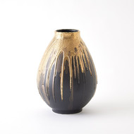 Studio A Cauldron Vase - Gold - Lg