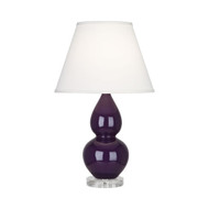 Small Double Gourd Table Lamp - Amethyst