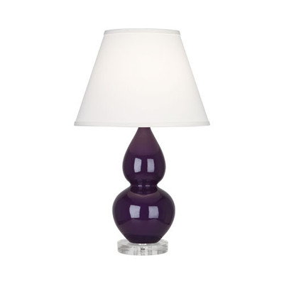 Small Double Gourd Table Lamp - Amethyst