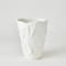 Studio A Chip Vase - Matte White - Short