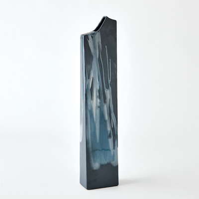 Studio A Column Splash Vase - Reactive Blue - Lg