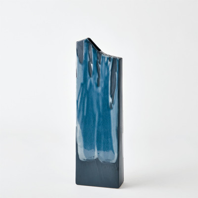 Studio A Column Splash Vase - Reactive Blue - Med