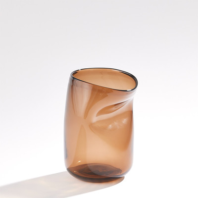 Studio A Contour Vase - Tobacco - Sm